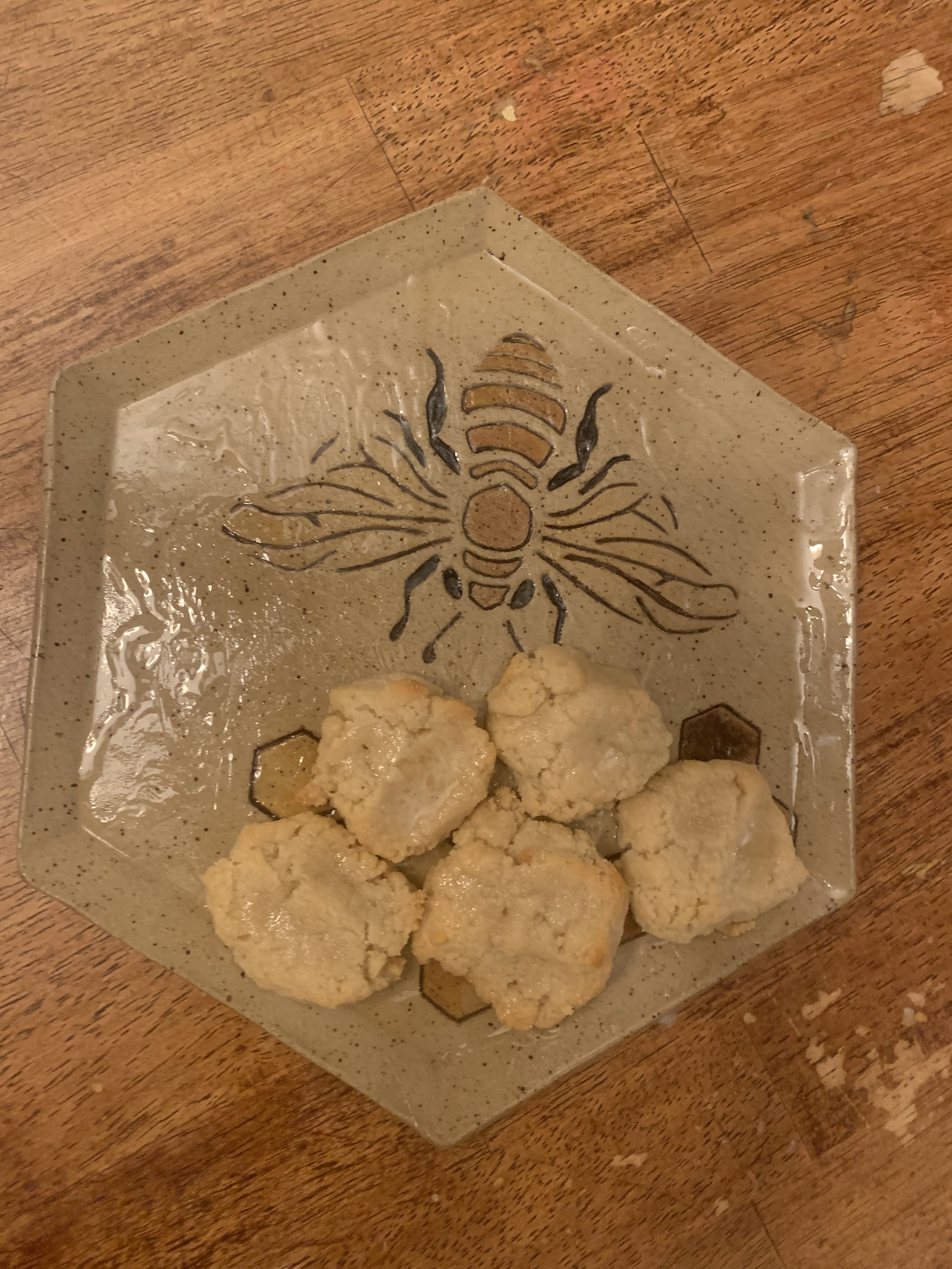 Alex’s Almond Frosted Honey Cookies